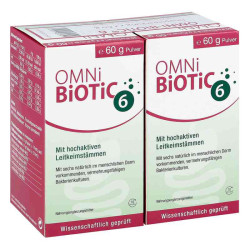 Omni Biotic 6 Pulver Doppelpackung (2X60 g) – PZN 10064834