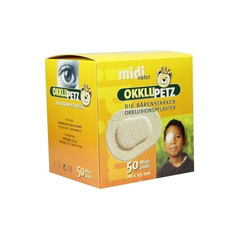Okklupetz midi natur, 50 ST – PZN 3420139