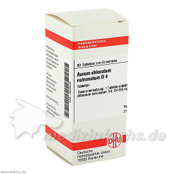 AURUM CHLORATUM NATRON D 4, 80 ST – PZN 2626235