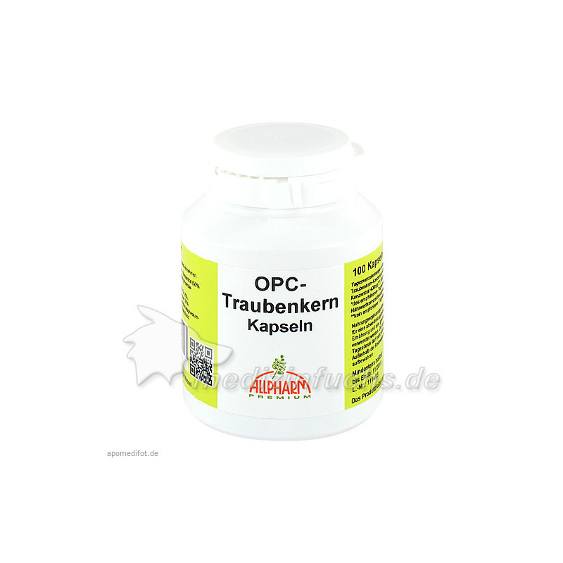 OPC Traubenkern Kapseln, 100 ST – PZN 583674