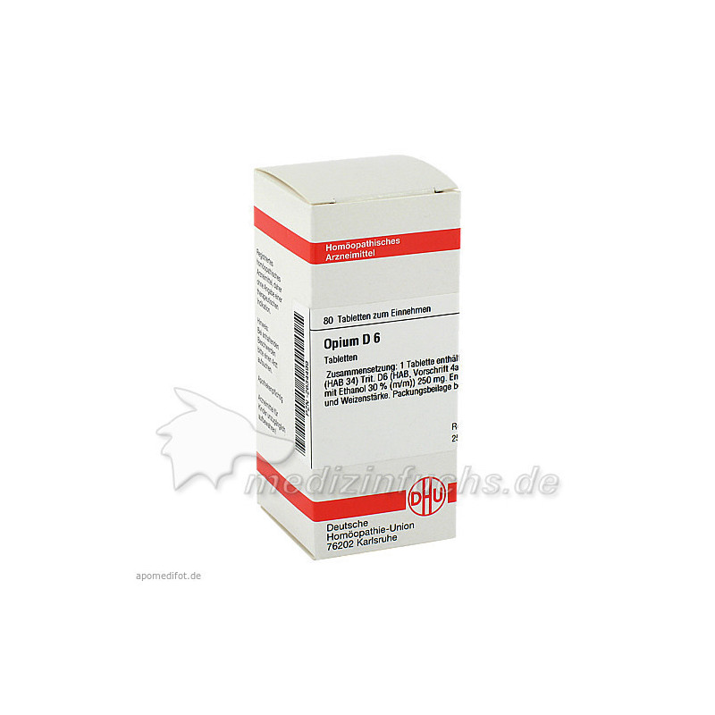 OPIUM D 6, 80 ST – PZN 2634499