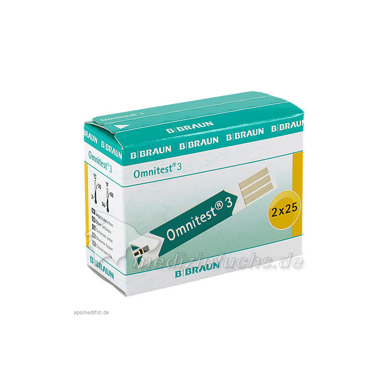 Omnitest 3 BZM Sensoren, 2X25 ST – PZN 6117909