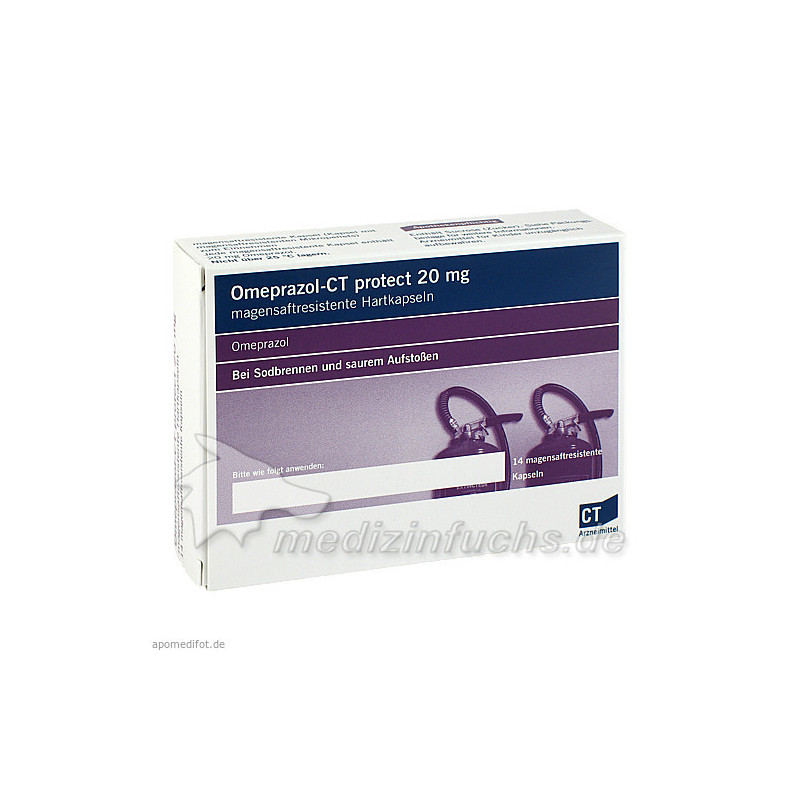 OMEPRAZOL-CT Protect 20 mg Hartkaps.magensaftr., 14 ST – PZN 6104775