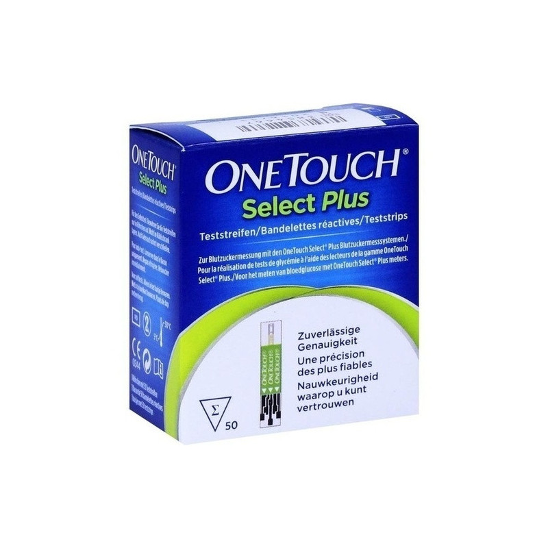 ONE TOUCH SelectPlus Blutzucker Teststreifen, 50 ST – PZN 11293560