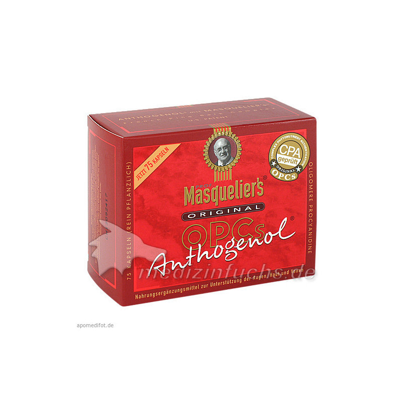 OPC Original Masqueliers Anthogenol Kapseln, 75 ST – PZN 616215