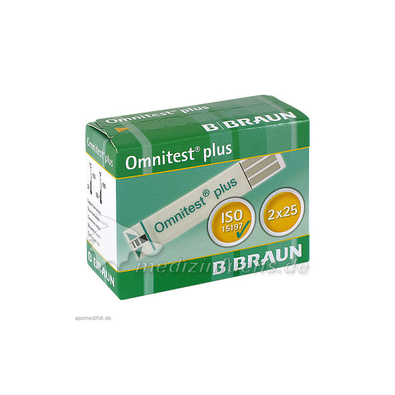 Omnitest plus Teststreifen, 2X25 ST – PZN 1057781