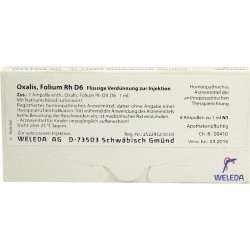 OXALIS FOLIUM RH D 6, 8X1 ML – PZN 1624843