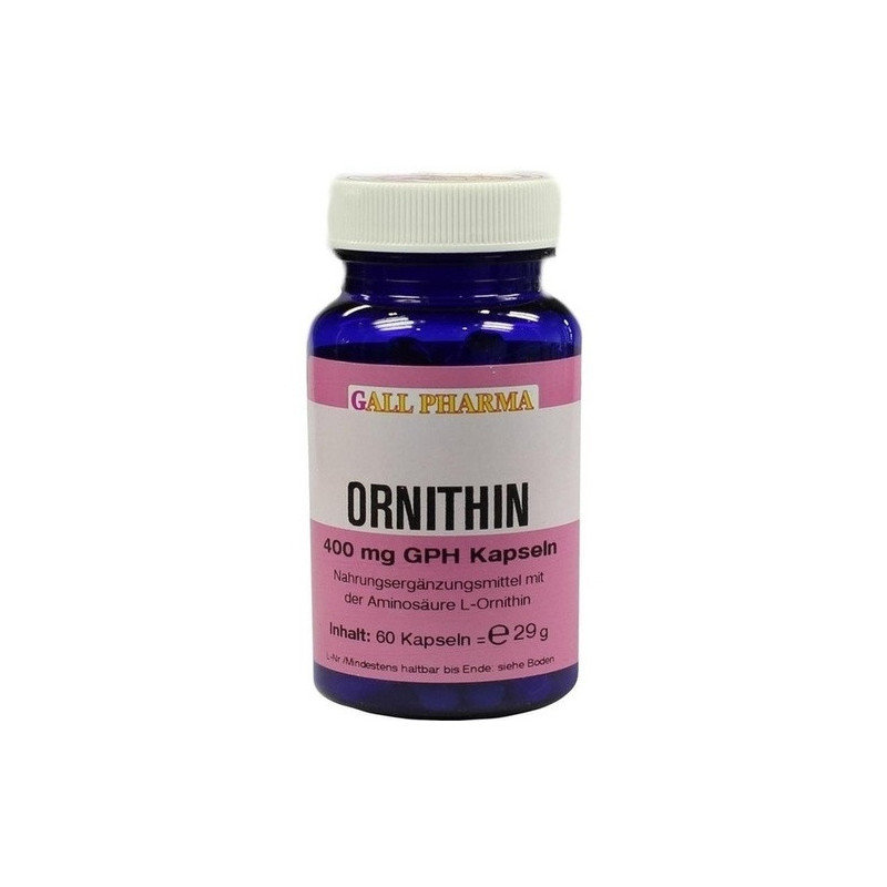 Ornithin 400mg GPH Kapseln, 60 ST – PZN 7147290