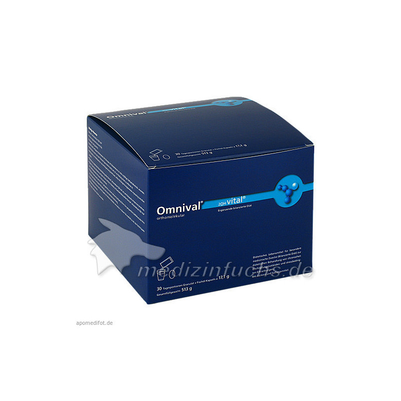 OMNIVAL orthomolekular 2OH vital 30 TP Gran+Kaps., 1 P – PZN 6588603