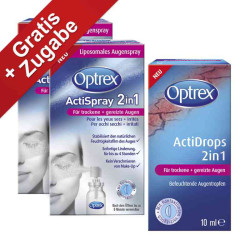 Optrex Actispray 2in1 für trockene+gereizte Augen (1 stk) – PZN 8100113