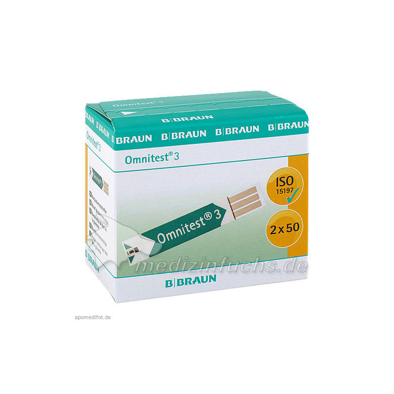 Omnitest 3 BZM Sensoren, 2X50 ST – PZN 6435584