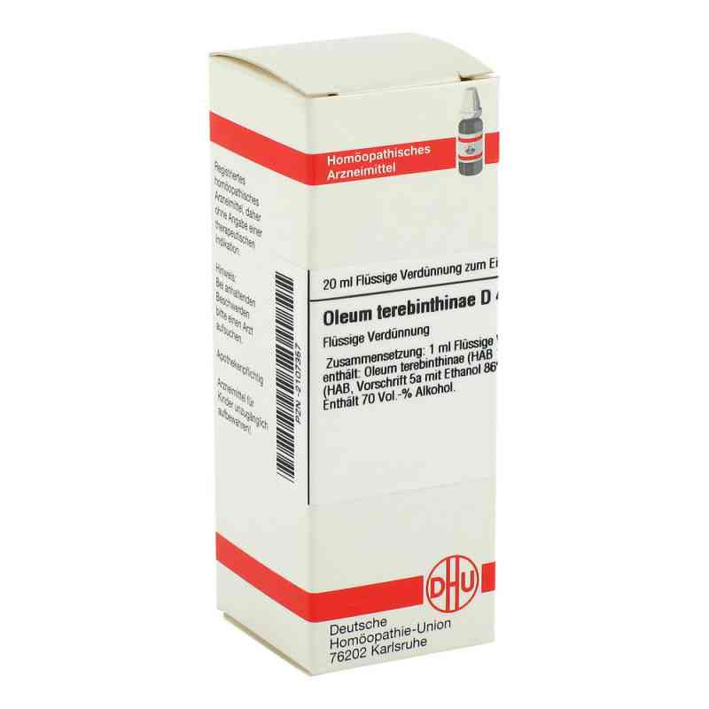 Oleum Terebinthinae D 4 Dilution (20 ml) – PZN 2107357