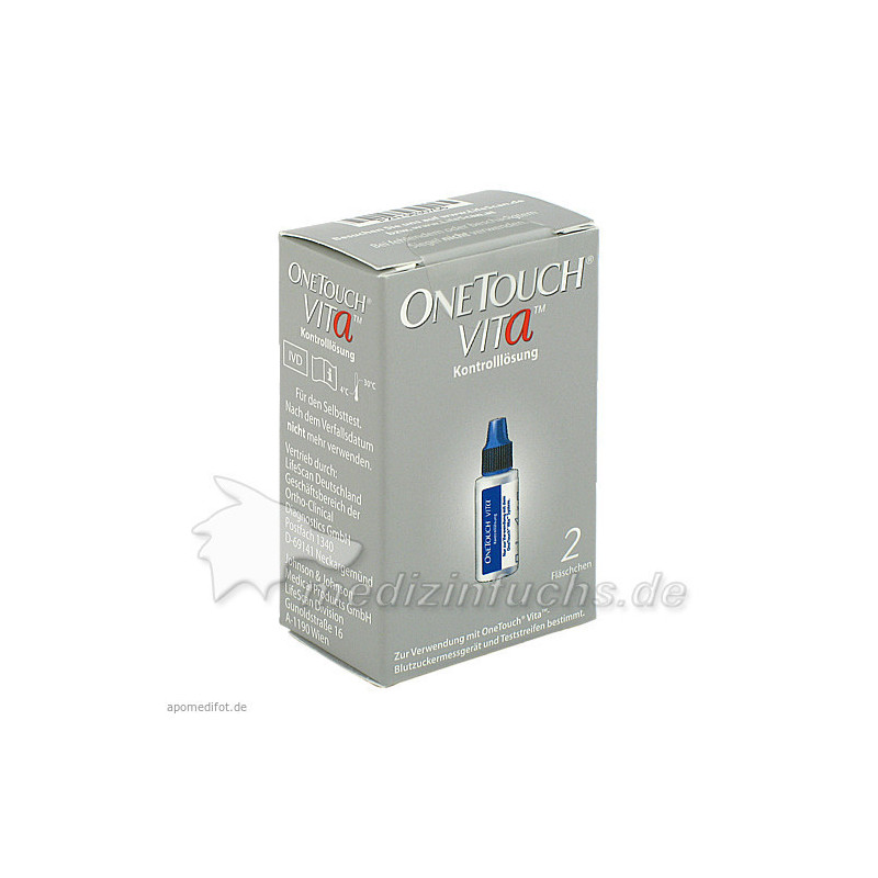 One Touch Vita Kontrolllösung normal, 2X3.75 ML – PZN 630706
