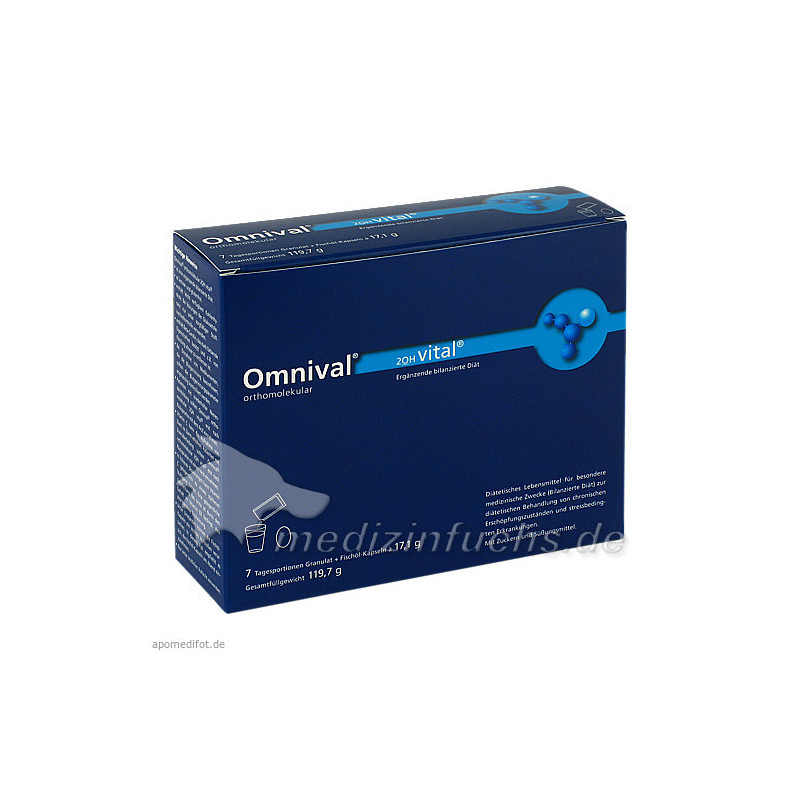 OMNIVAL orthomolekular 2OH vital 7 TP Gran+Kaps., 1 P – PZN 8797498
