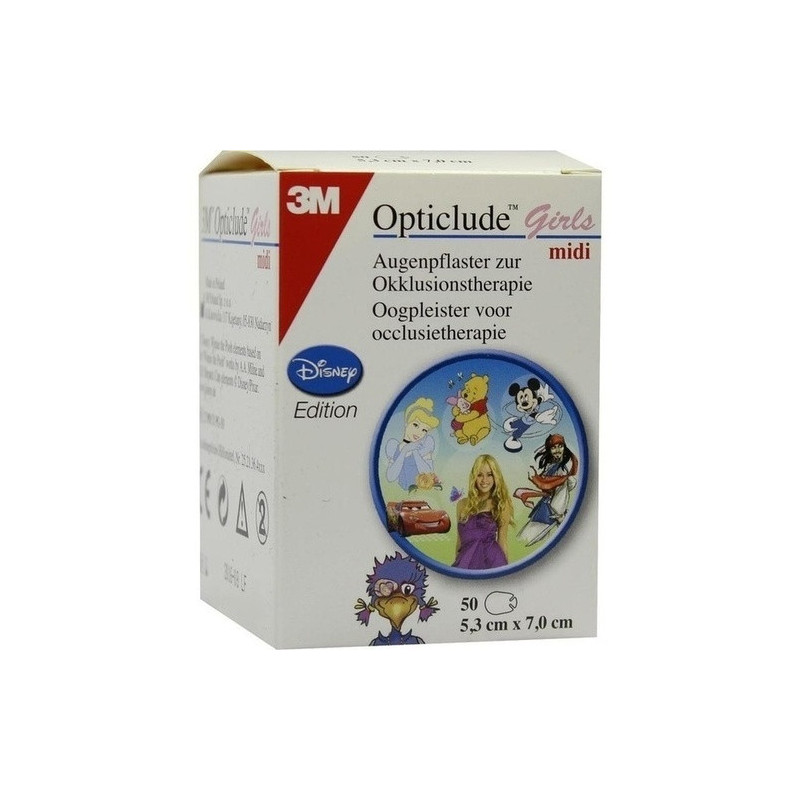 Opticlude 3M Disney Girls midi, 50 ST – PZN 7587988