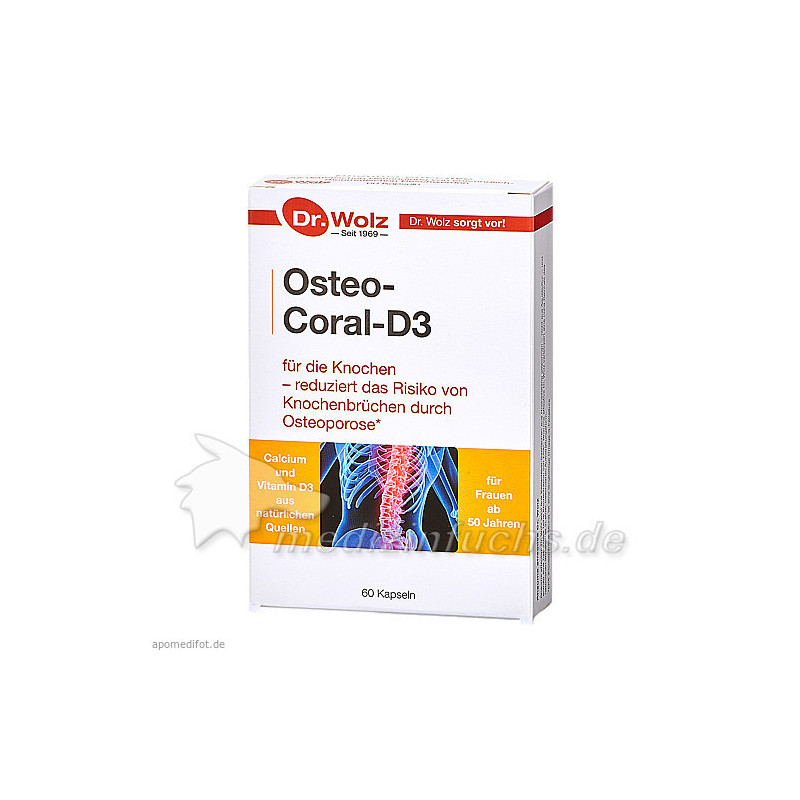 Osteo-Coral-D3 Dr. Wolz, 60 ST – PZN 4538966