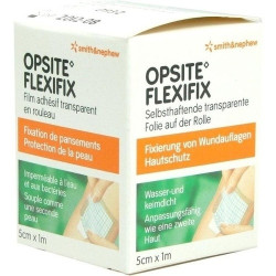 OPSITE FLEXIFIX PU Folie 5cmx1m unsteril Rolle, 1 ST – PZN 680325