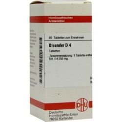 Oleander D 4 Tabletten (80 stk) – PZN 2928628