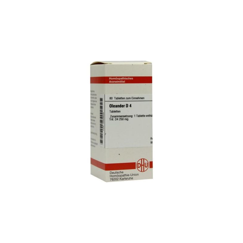 Oleander D 4 Tabletten (80 stk) – PZN 2928628