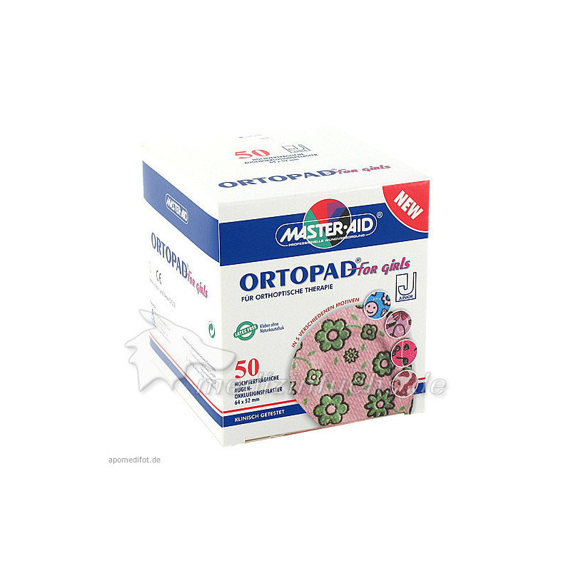 Ortopad for girls junior Okklussionspflaster, 50 ST – PZN 2877121