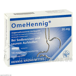 OmeHennig 20mg magensaftresistente Hartkapseln, 14 ST – PZN 6566694