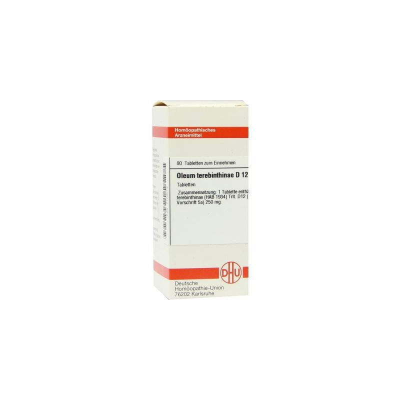 Oleum Terebinthinae D 12 Tabletten (80 stk) – PZN 7176073