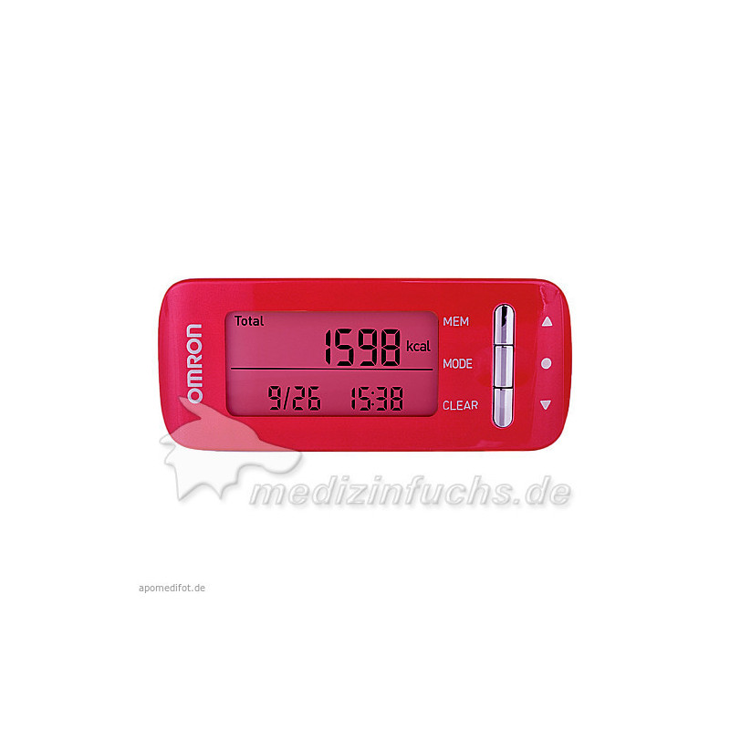 OMRON Schrittzähler HJA-306 CaloriScan pink, 1 ST – PZN 9266030