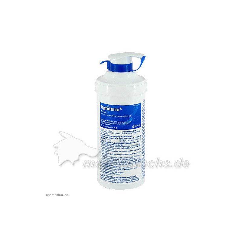 Optiderm Creme im Spender, 500 G – PZN 2032197