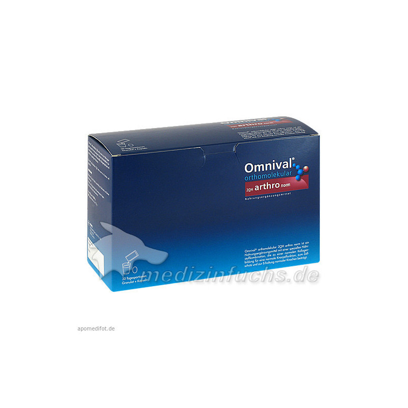 OMNIVAL orthomolekular 2OH arthro norm 30Gran/Kap, 1 P – PZN 6588431