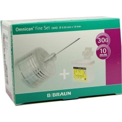 Omnican fine Set a 100 Kanülen 0.30x10mm, 1 P – PZN 7350246