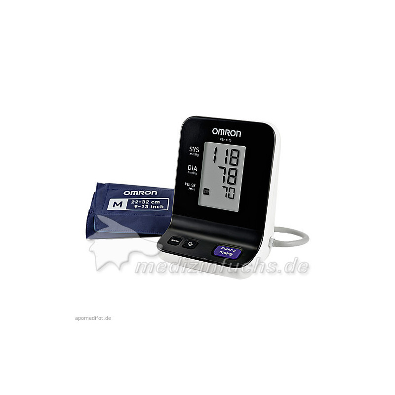 OMRON HBP-1100-E Oberarm Blutdruckmessgerät, 1 ST – PZN 10117588