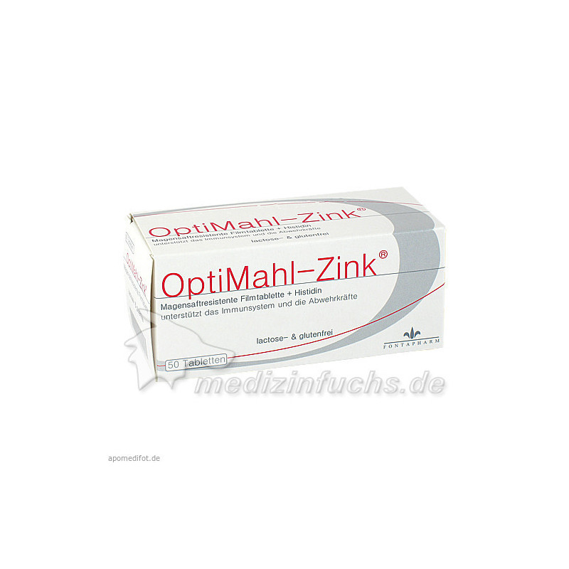 OptiMahl-Zink 15mg, 50 ST – PZN 1691495