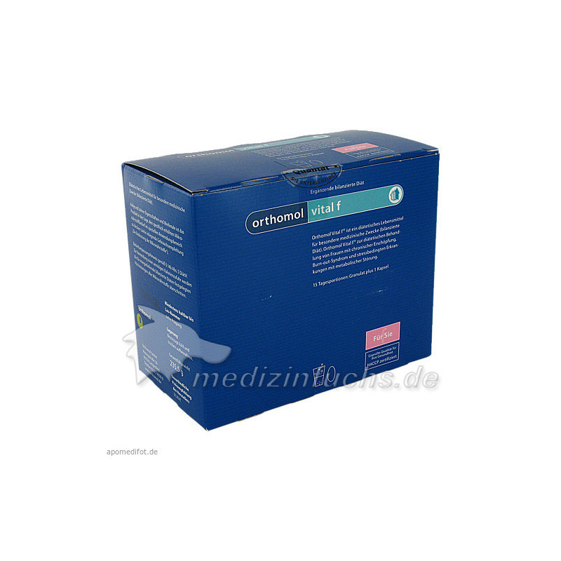 Orthomol Vital F Granulat/Kapseln 15Beutel, 1 ST – PZN 1319637