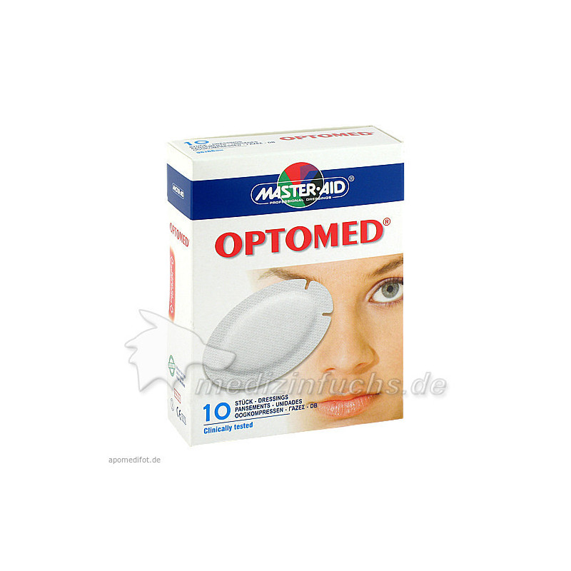OPTOMED Augenkompresse selbstklebend steril, 10 ST – PZN 9947020
