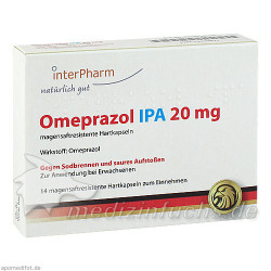 Omeprazol IPA 20mg, 14 ST – PZN 12339821