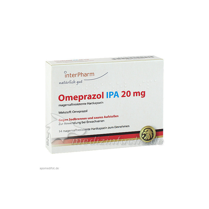 Omeprazol IPA 20mg, 14 ST – PZN 12339821