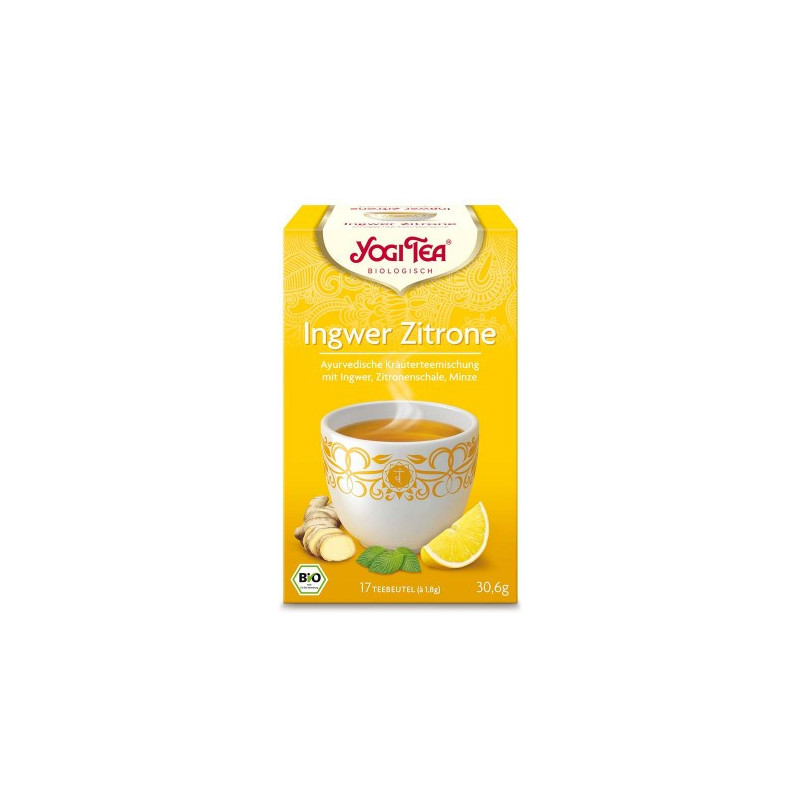 YOGI TEA Ingwer Zitrone Bio Filterbeutel, 17X1.8 G – PZN 9687872