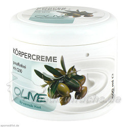 Oliven Körpercreme mit Q10, 500 ML – PZN 667690