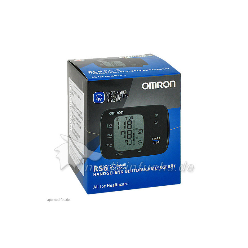 OMRON RS6 Handgelenk Blutdruckmessgerät, 1 ST – PZN 1476319