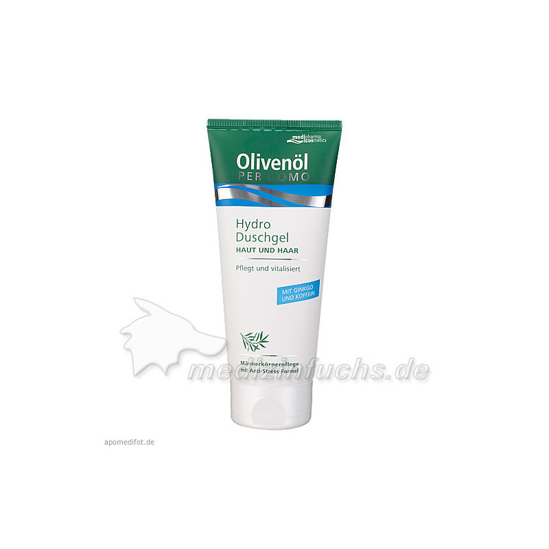 Olivenöl Per Uomo Hydro Dusche für Haut und Haar, 200 ML – PZN 3327227
