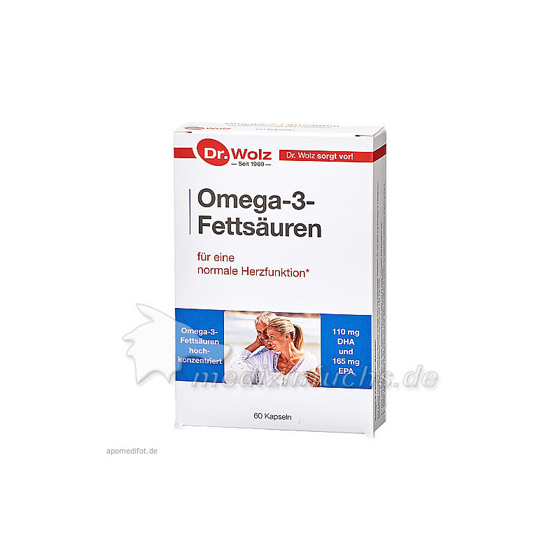 Omega-3-Fettsäuren 500mg/60%, 60 ST – PZN 3056780