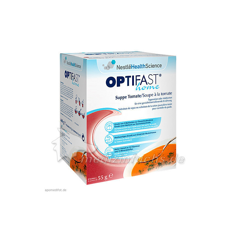 OPTIFAST home Suppe Tomate, 8X55 G – PZN 10267879
