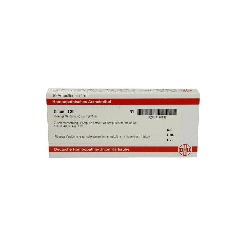OPIUM D 30 Ampullen, 10X1 ML – PZN 7176191