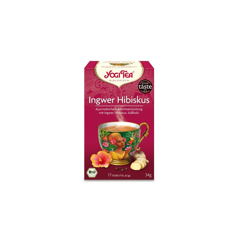 YOGI TEA Ingwer Hibiskus Bio Filterbeutel, 17X2 G – PZN 9687671