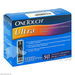 One Touch Ultra Sensor-Teststreifen, 50 ST – PZN 1448808