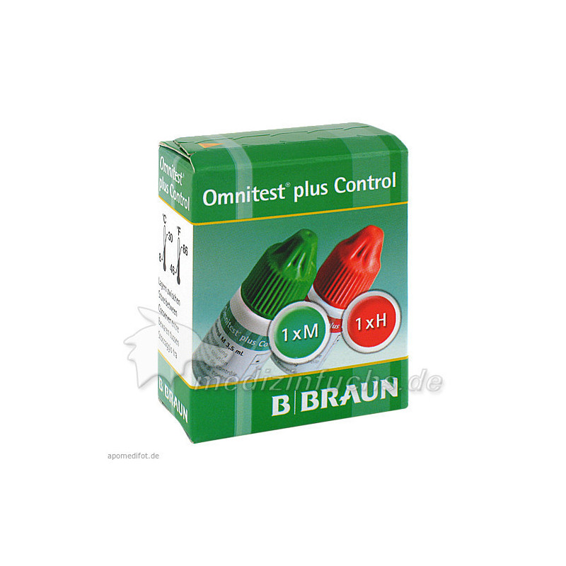 Omnitest plus Control Kontrolllösung, 2X3 ML – PZN 1057798