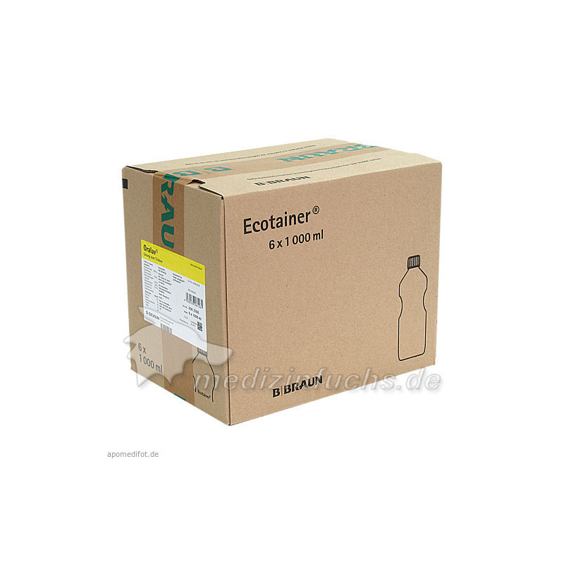 Oralav Darmspüllösung Ecotainer, 6X1000 ML – PZN 1806260