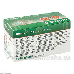 OMNICAN fine Pen-Kanüle G31 0.25X8mm, 100 ST – PZN 7028639