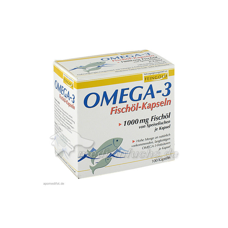 Omega 3 Fischöl Kapseln, 100 ST – PZN 1469549