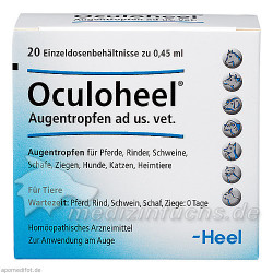 OCULOHEEL Augentropfen ad us.vet.Einzeldosispip., 20 ST – PZN 6559470
